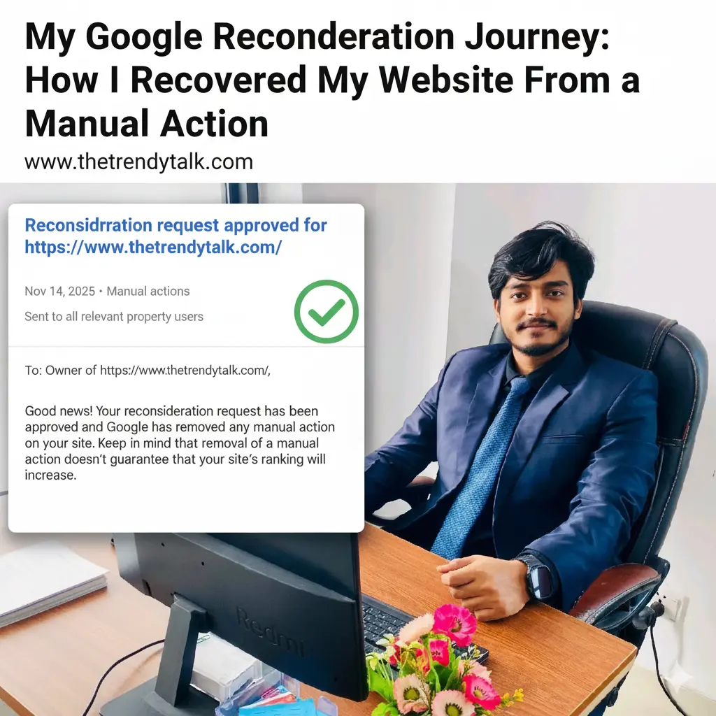 How I Recovered My Website From Manual Action